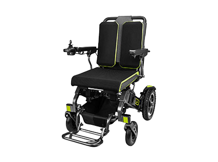 Silla de ruedas plegable ligera para viajar y silla de ruedas eléctrica portátil YE200